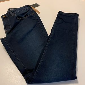 Mavi Jeans Alexa Mid Rise Skinny Navy Sz 29/32 (Shanti material)